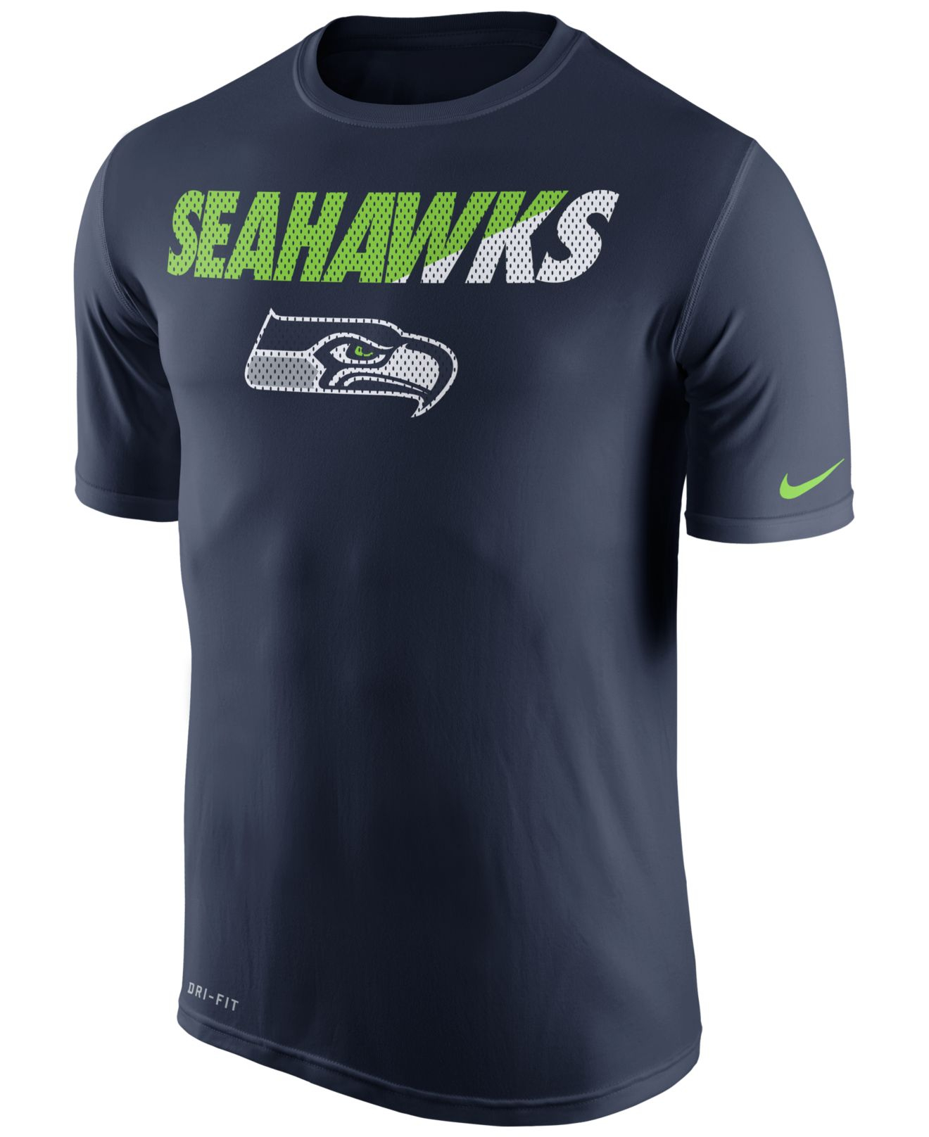 Nike Men's Seattle Seahawks Dri-fit Practice T-shirt in Blue for Men - Lyst