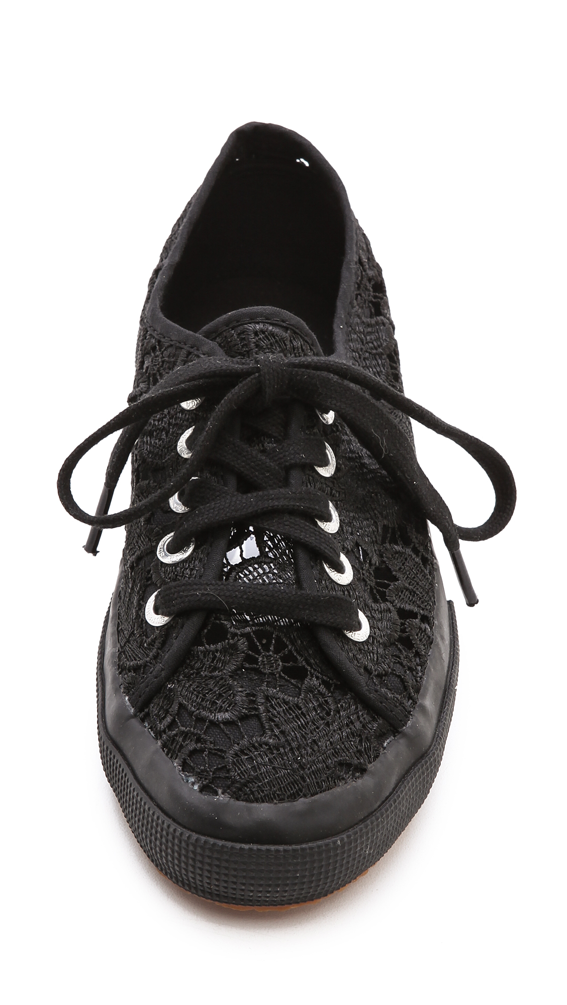 superga black lace sneakers