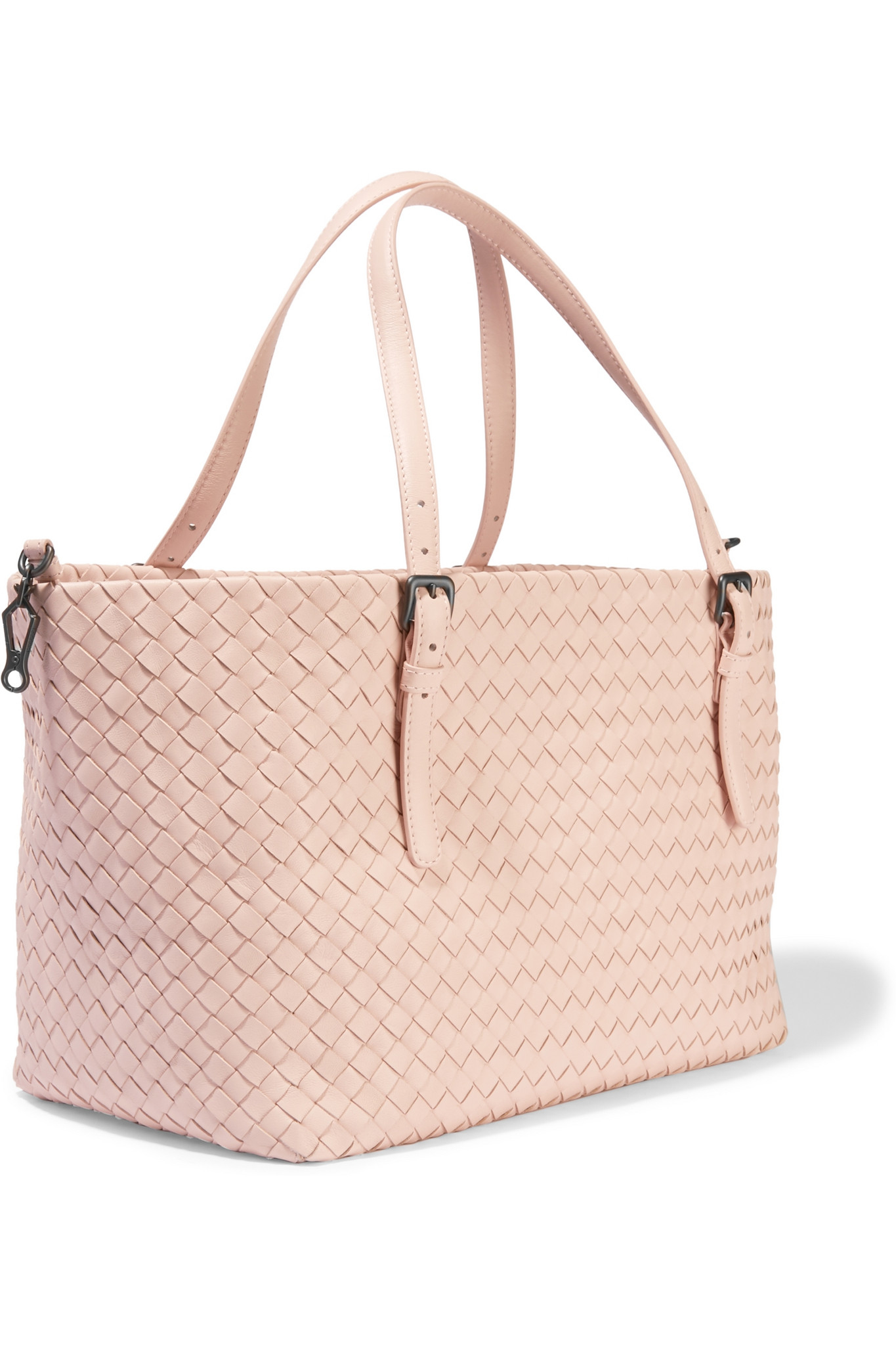Lyst - Bottega Veneta Shopper Medium Intrecciato Leather Tote in Pink