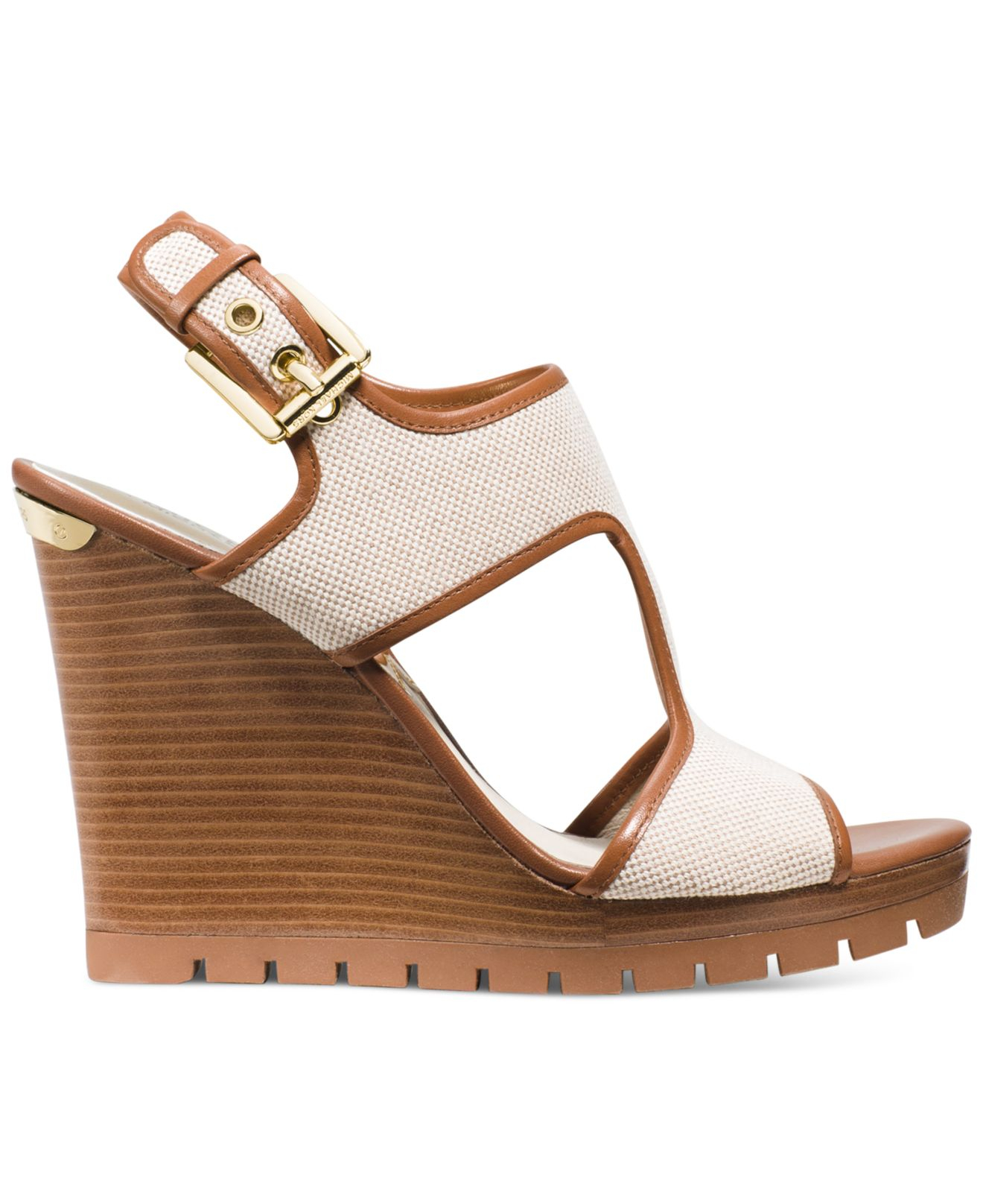 michael kors gillian mid wedge sandals