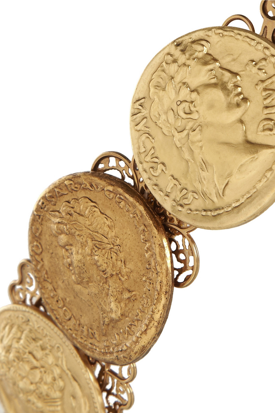 Dolce & Gabbana Goldtone Coin Headband in Metallic Lyst