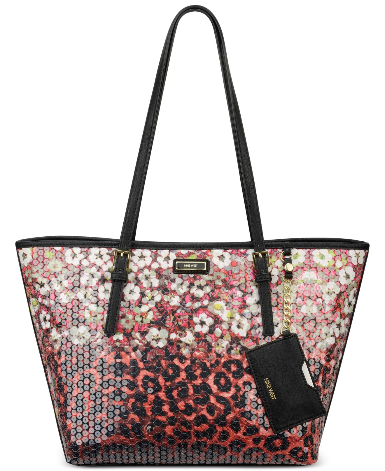 nine west floral purse