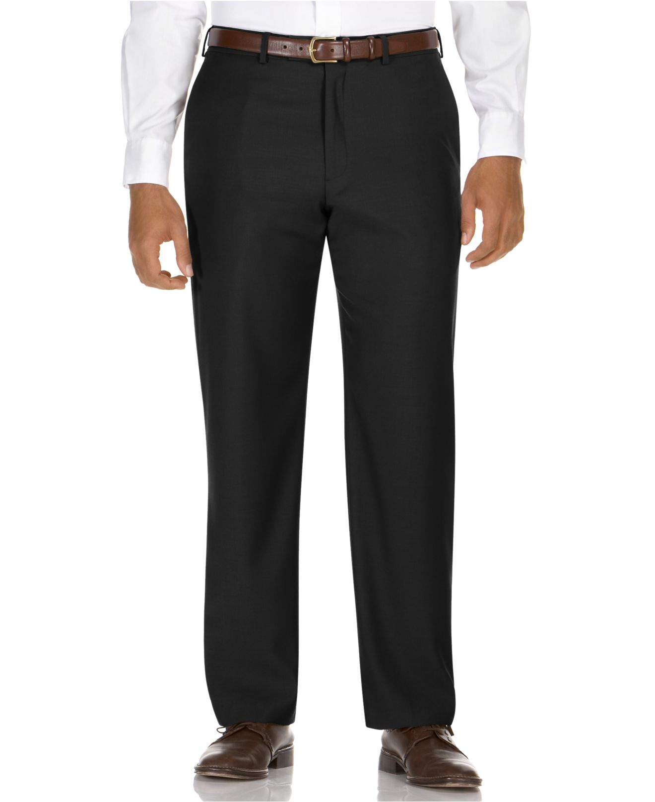 Kenneth cole reaction Straight-Fit Smooth Sailing Gabardine Dress Pants ...