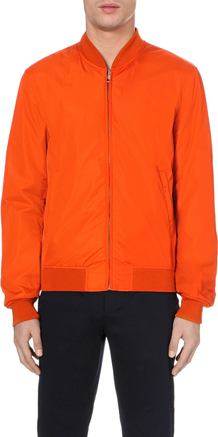 gucci orange bomber jacket