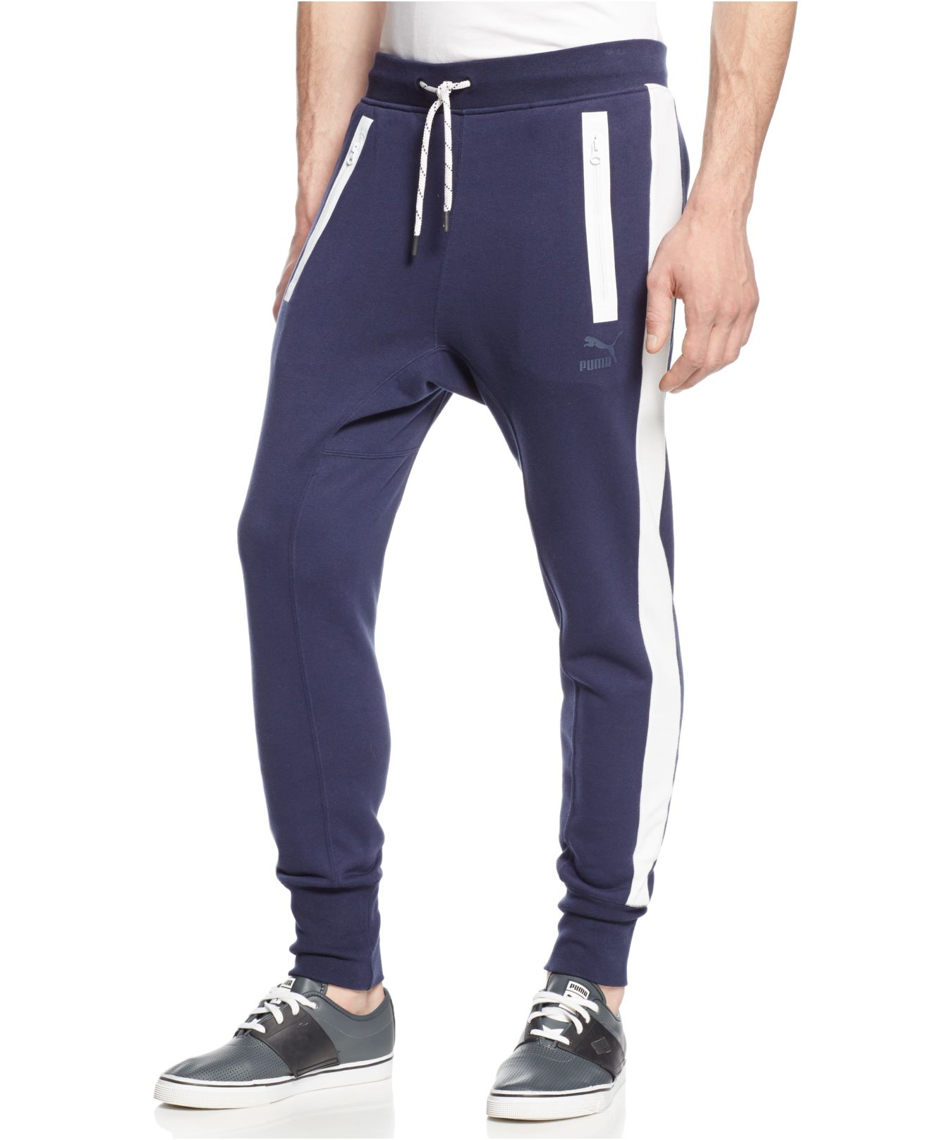 puma men's french terry pant