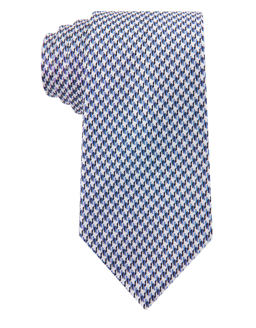Michael Michael Kors Silk Houndstooth Tie in Blue for Men