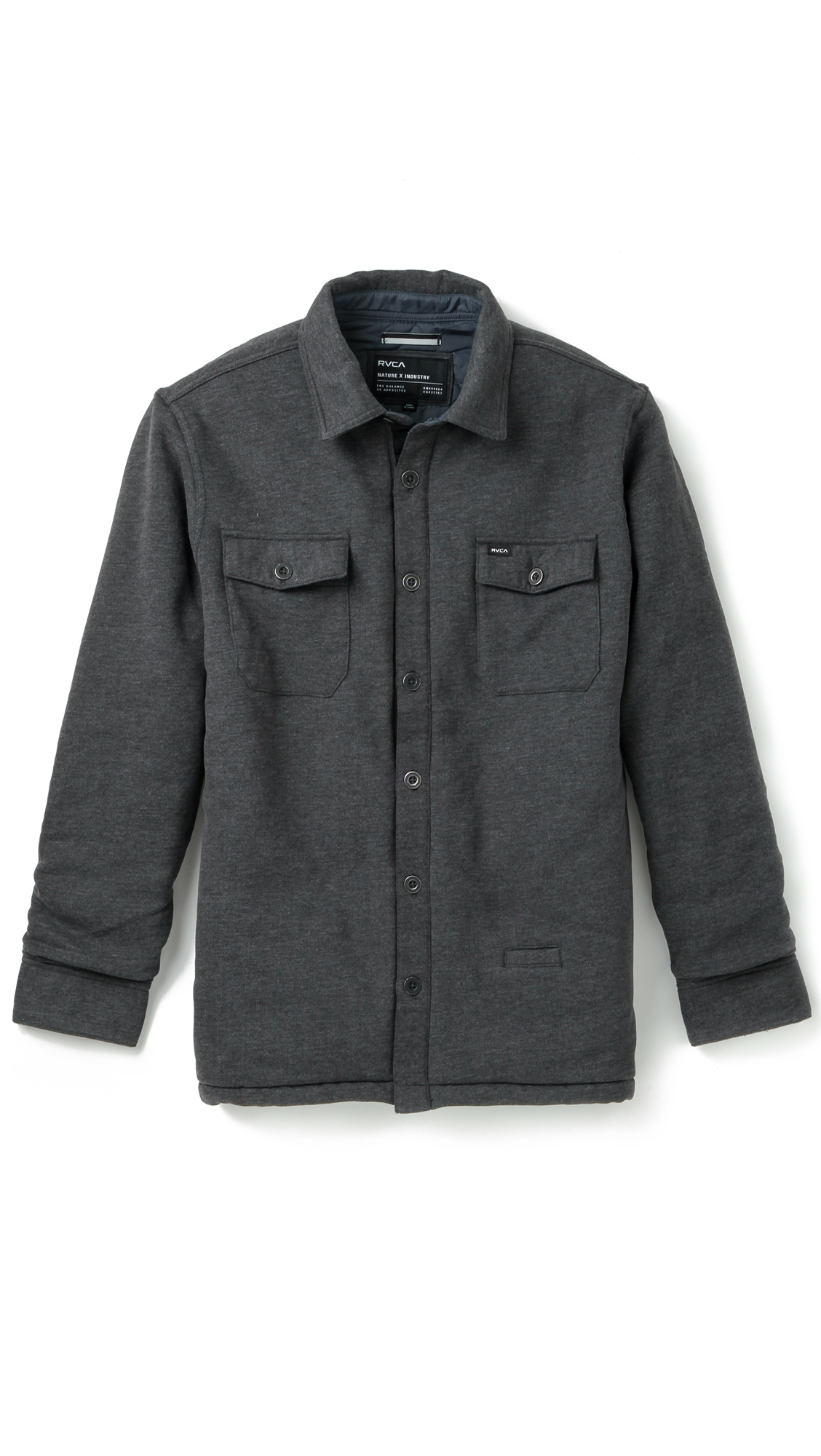 charcoal overshirt