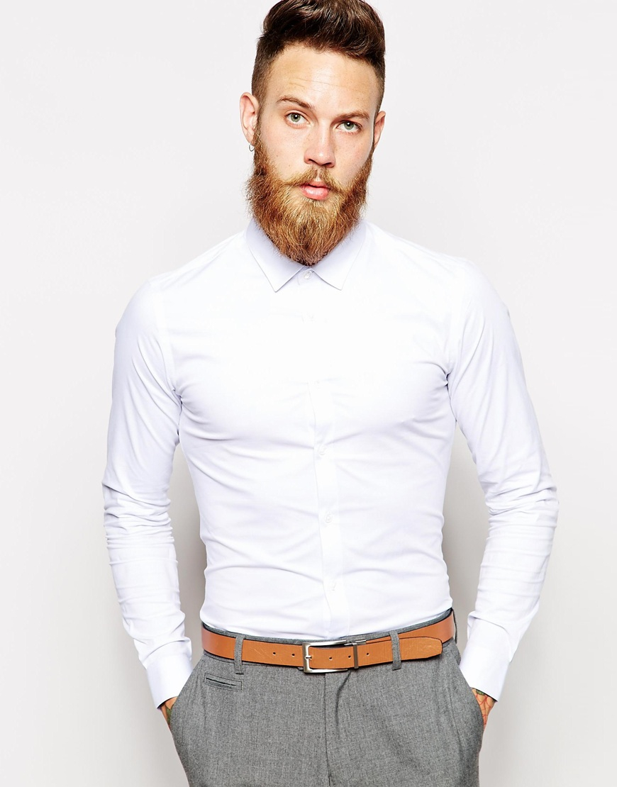 skinny fit shirt