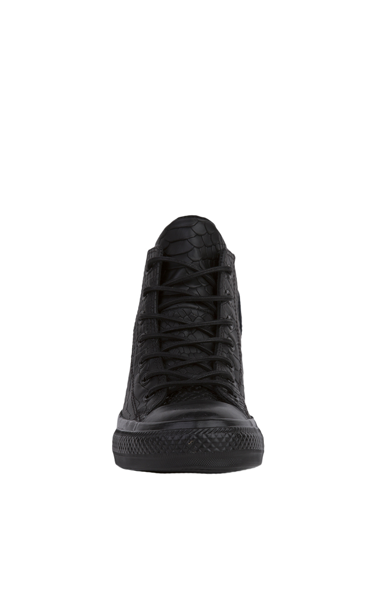 converse chuck taylor all star wedge black trainers