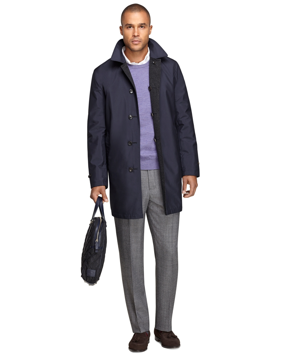 brooks brothers reversible trench coat