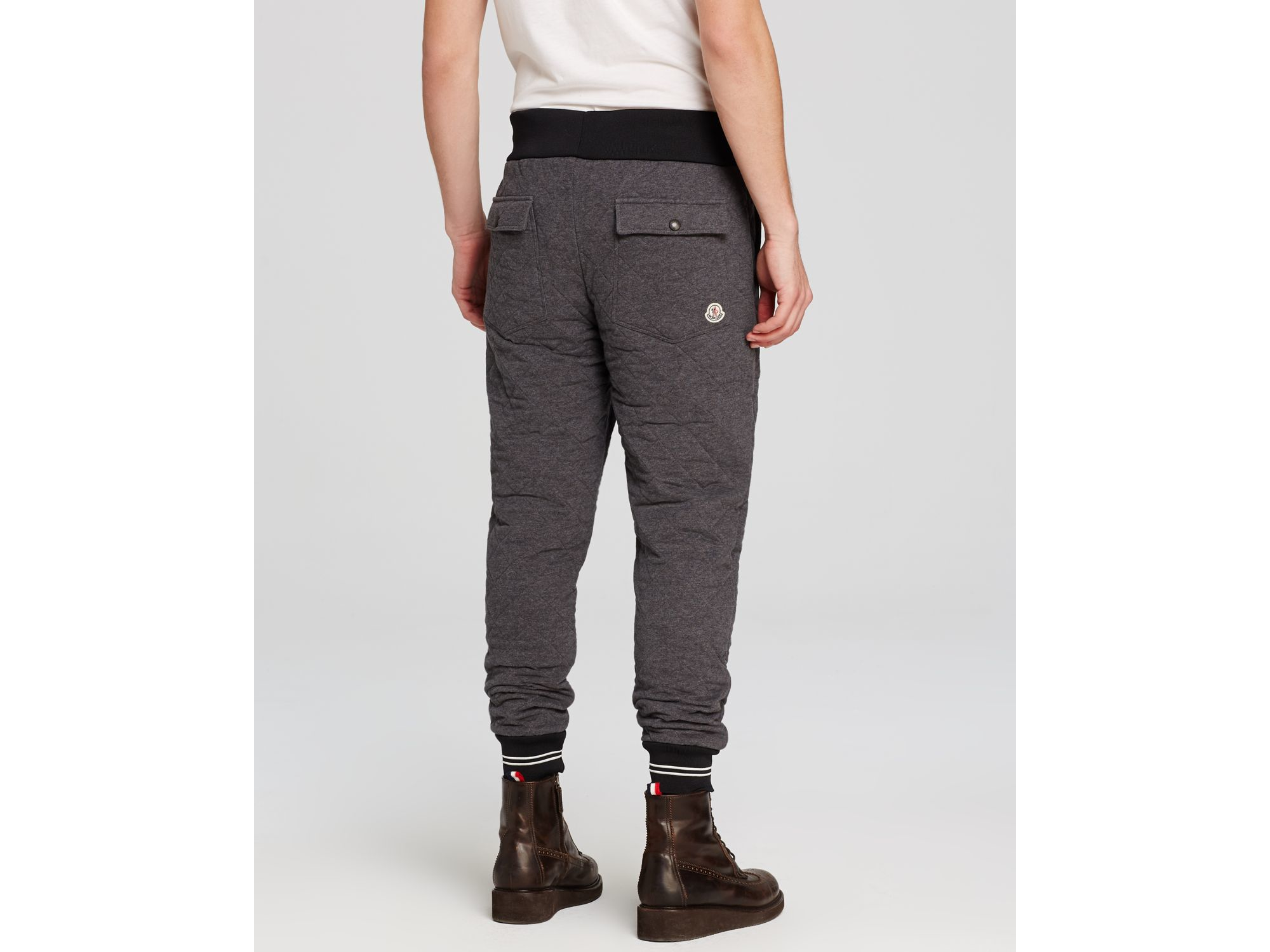 moncler grey sweatpants