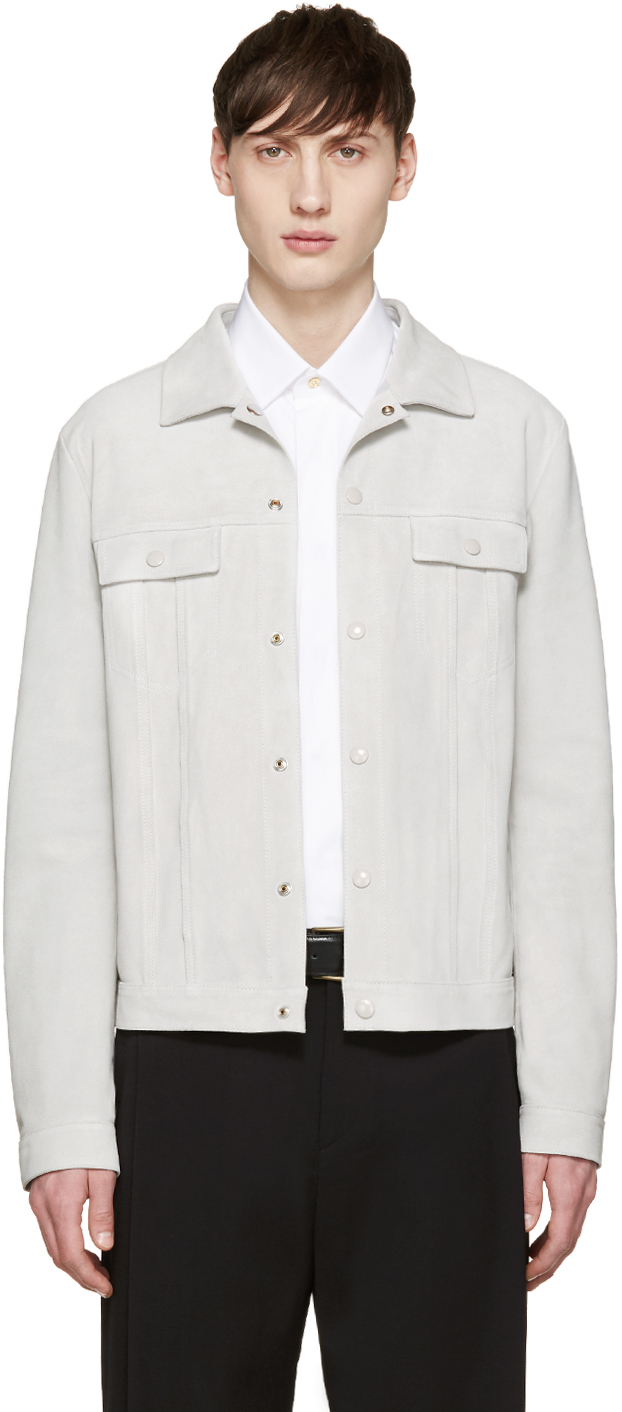 white cotton jacket