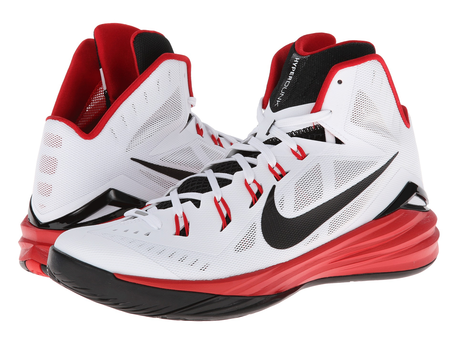 white hyper dunks