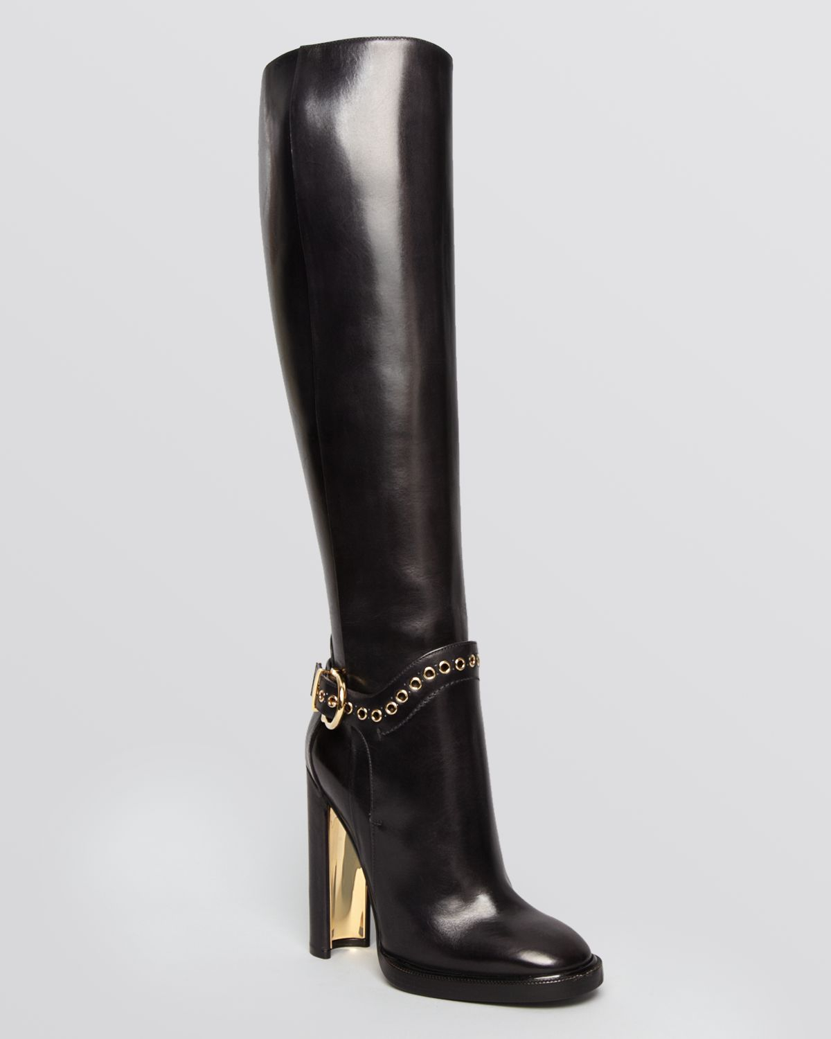 ferragamo knee high boots