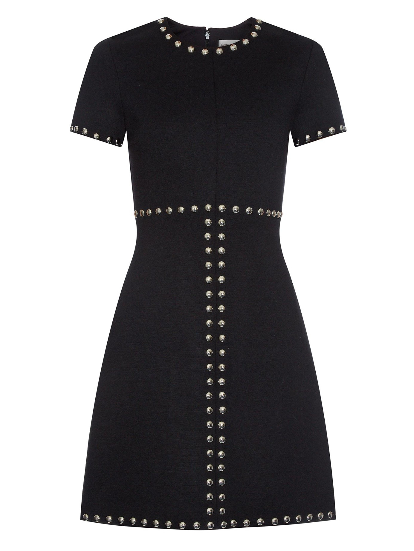 silver studded dress