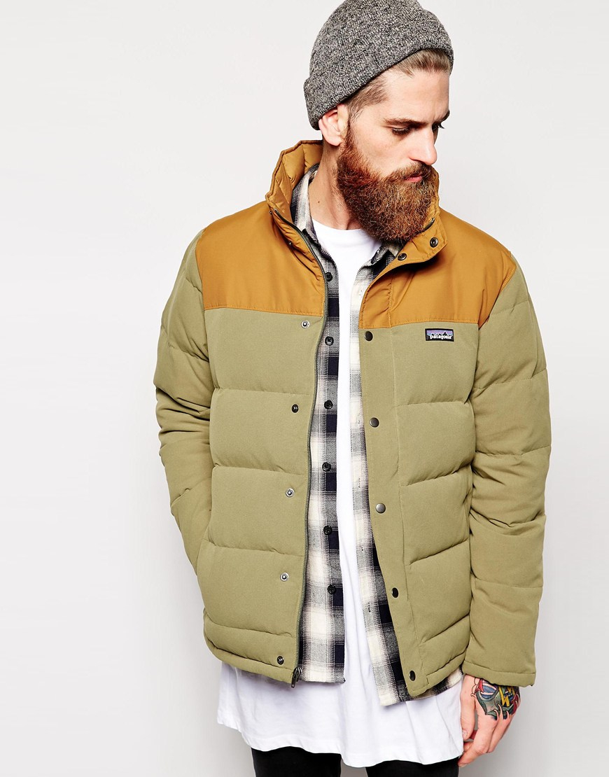 Patagonia Bivy Down Jacket in Green for Men | Lyst