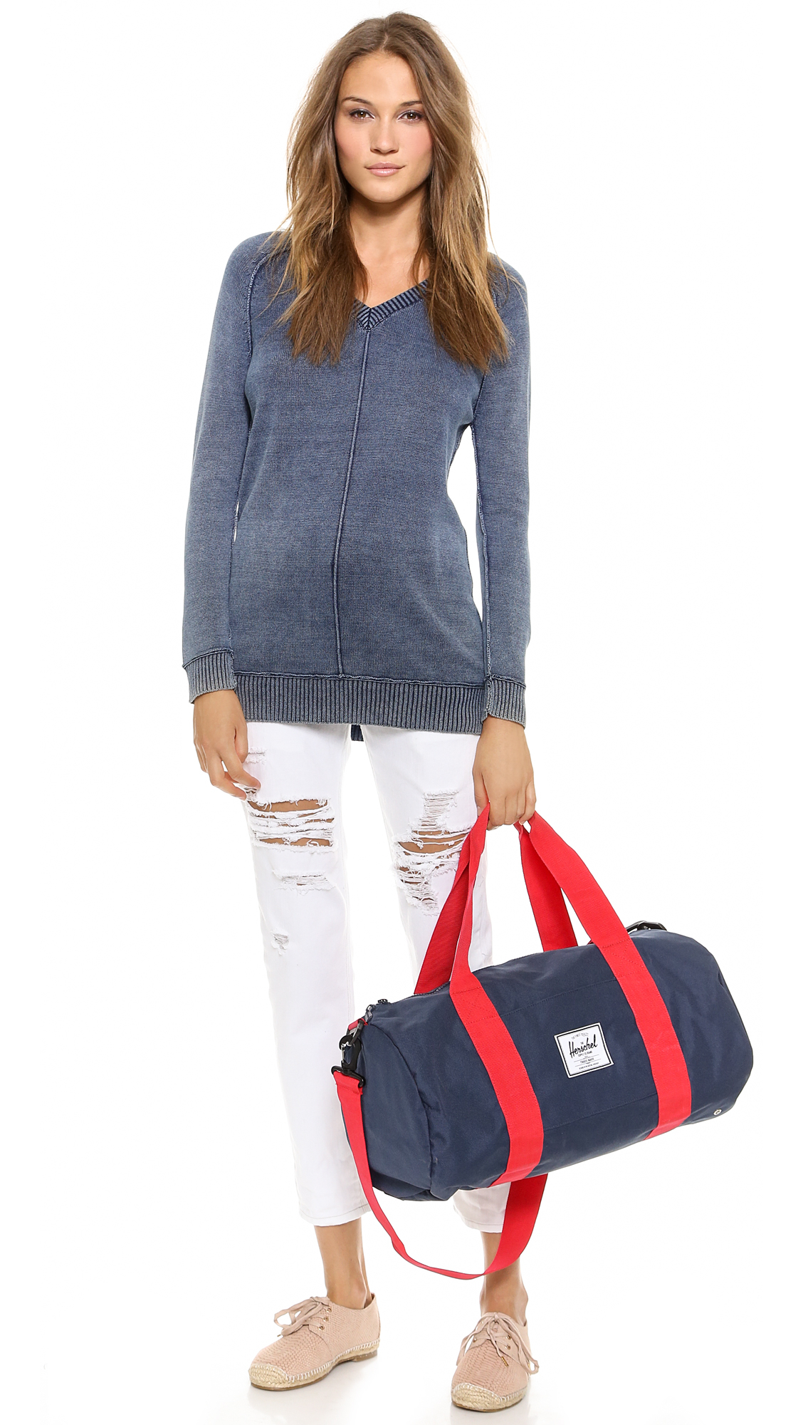 Herschel Supply Co. Strand Duffle Bag - Navy/Red in Blue | Lyst