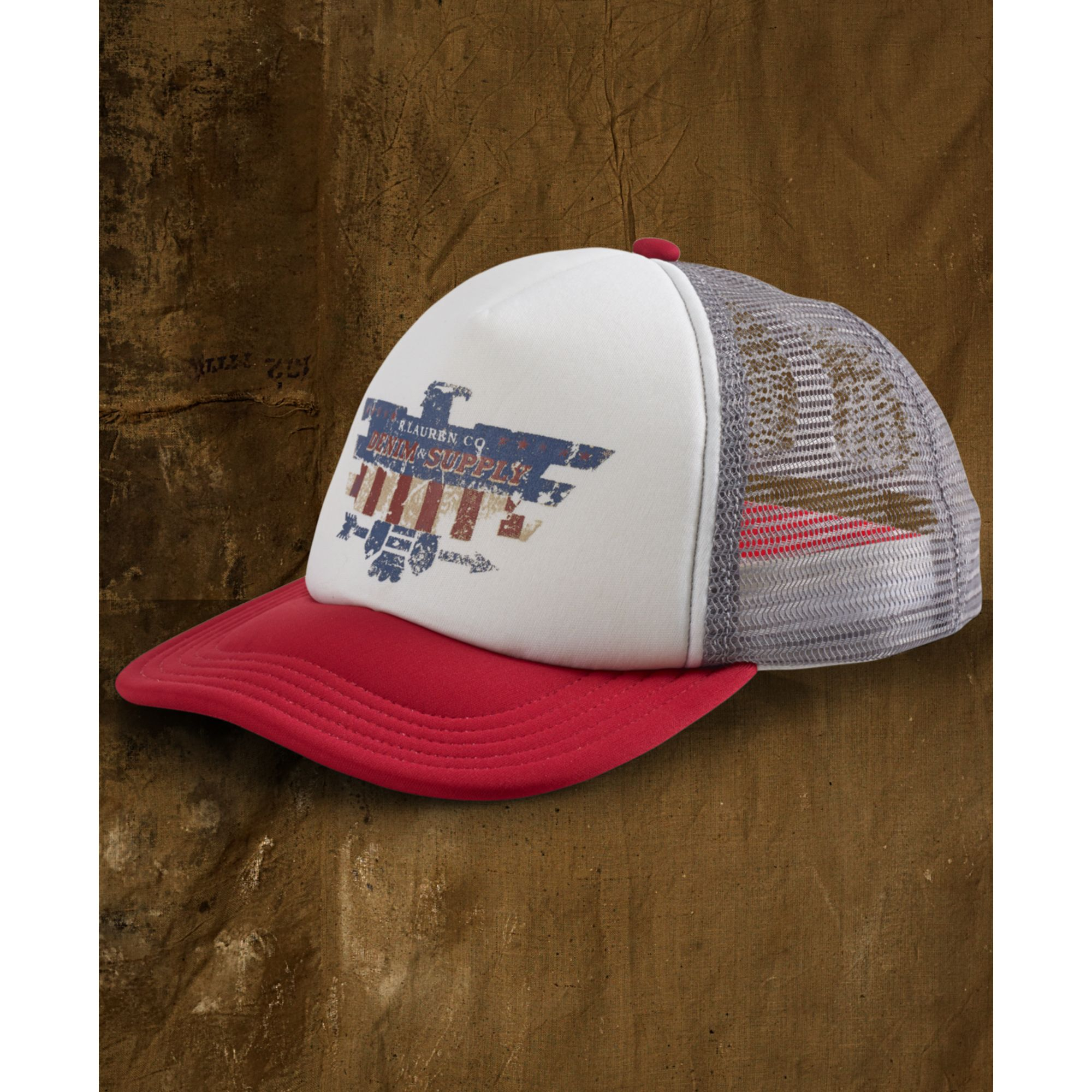 ralph lauren trucker hat