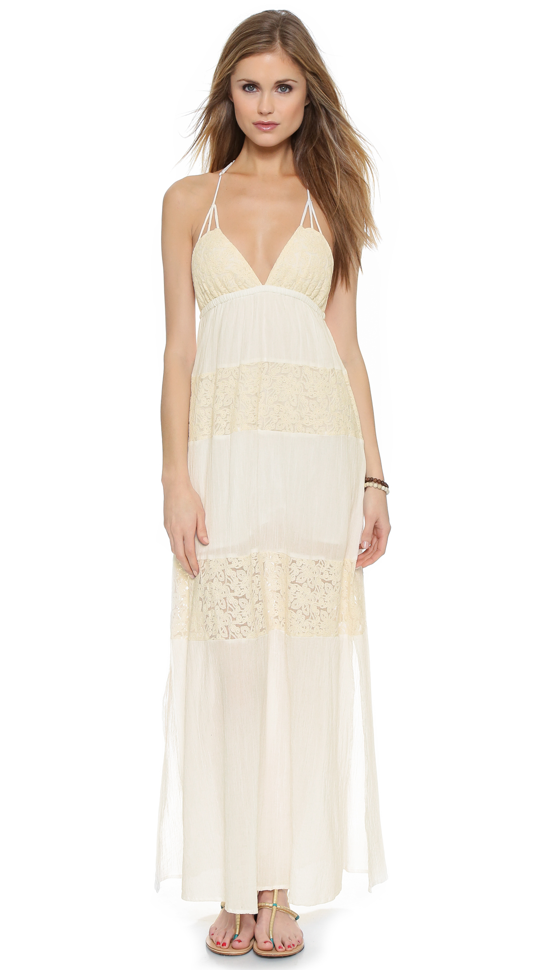 L*space L* Goldie Maxi Beach Dress - Ivory in White (Ivory) | Lyst