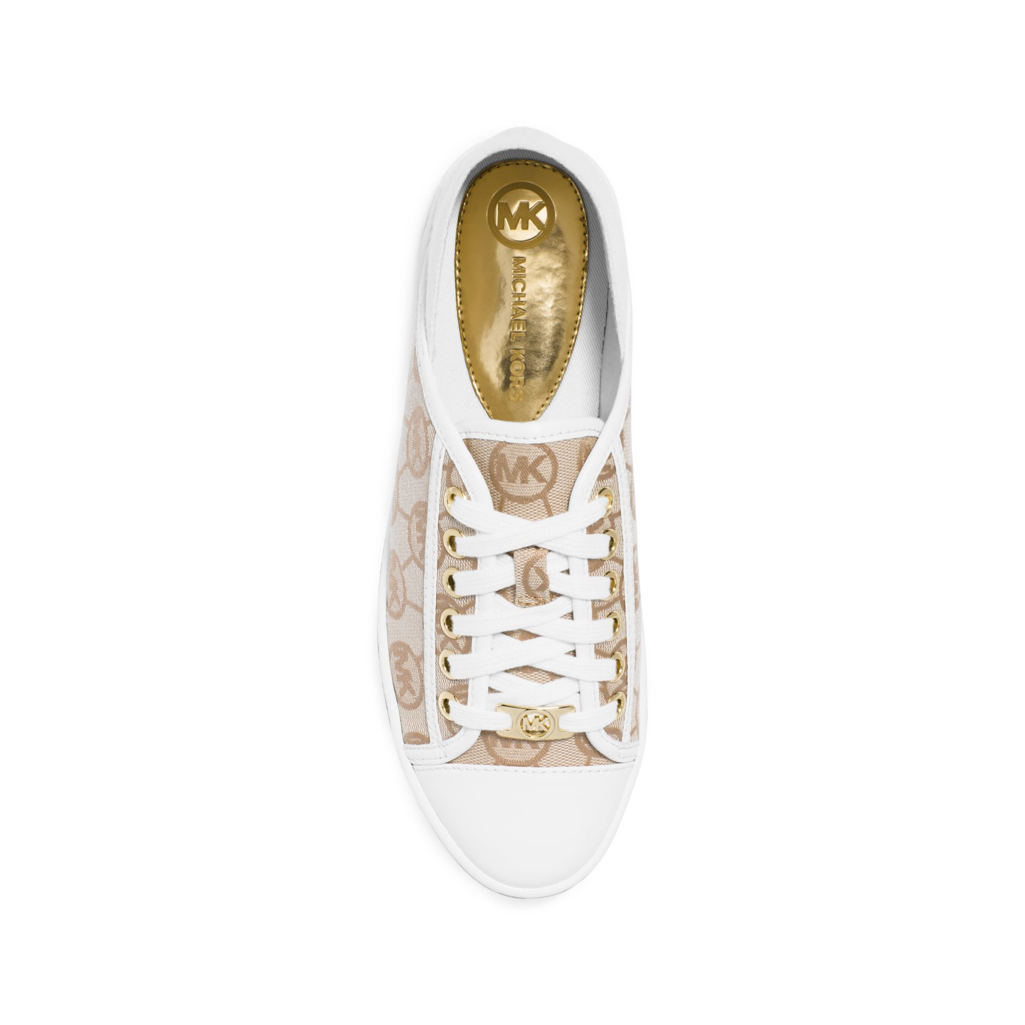 michael kors canvas shoes