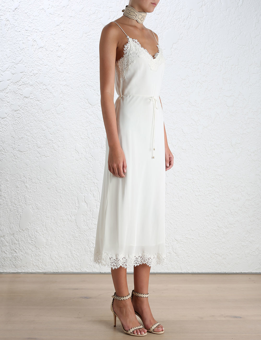 zimmermann lace slip dress