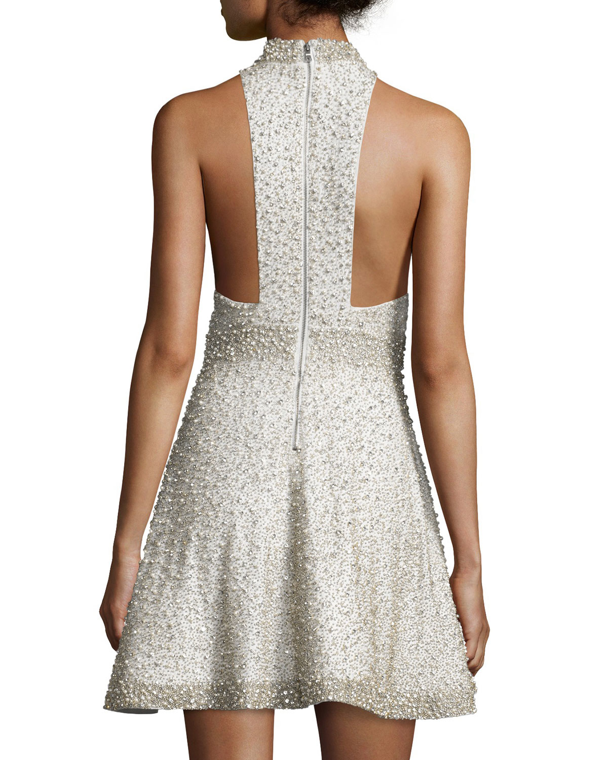 alice and olivia fit and flare dress