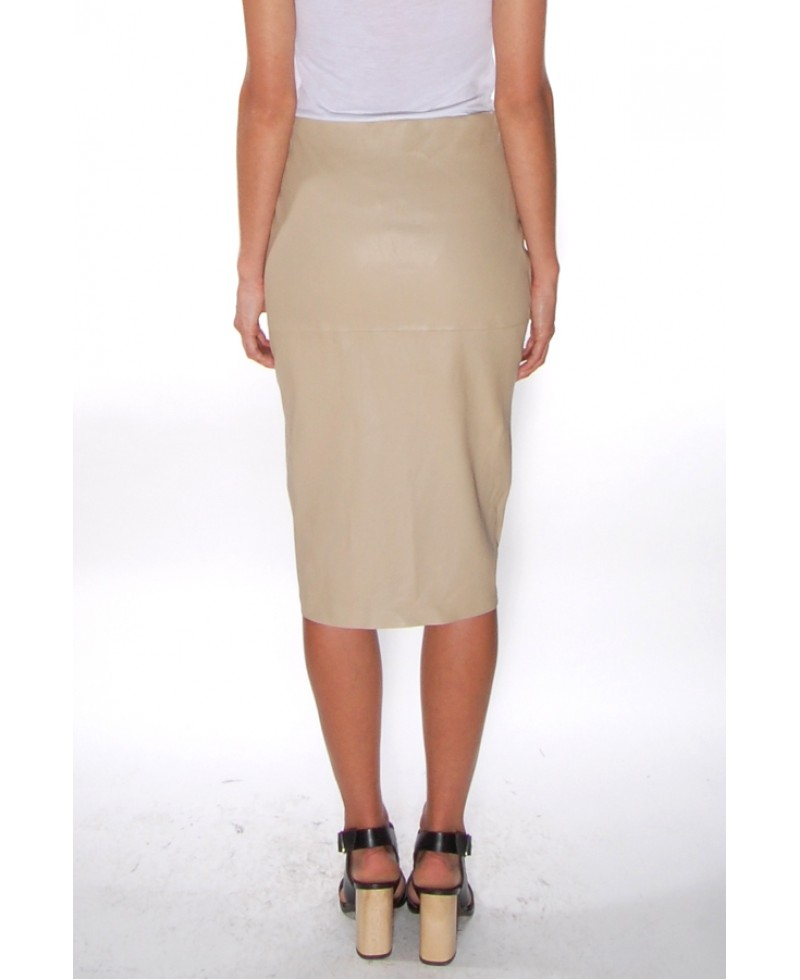 By Malene Birger Floridia Skirt in Natural - Lyst
