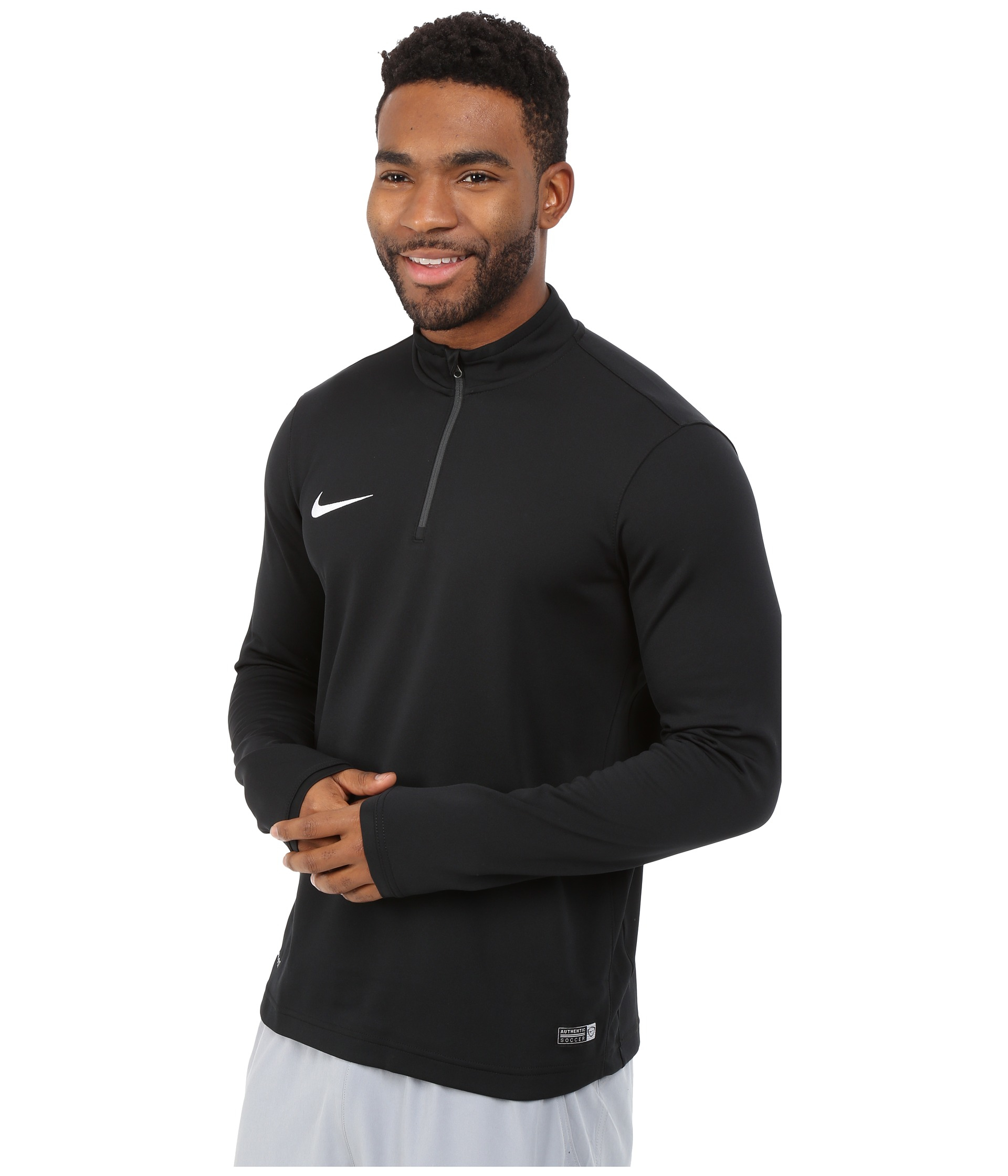 nike academy mid layer top