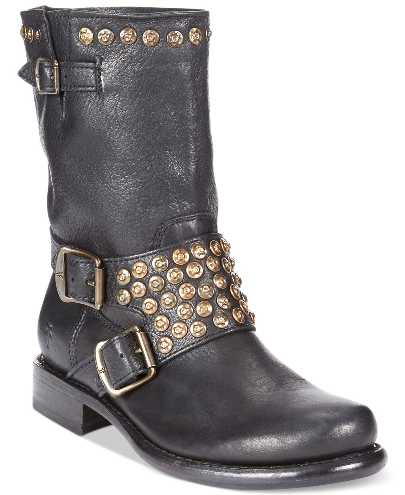 Studded frye boots outlet