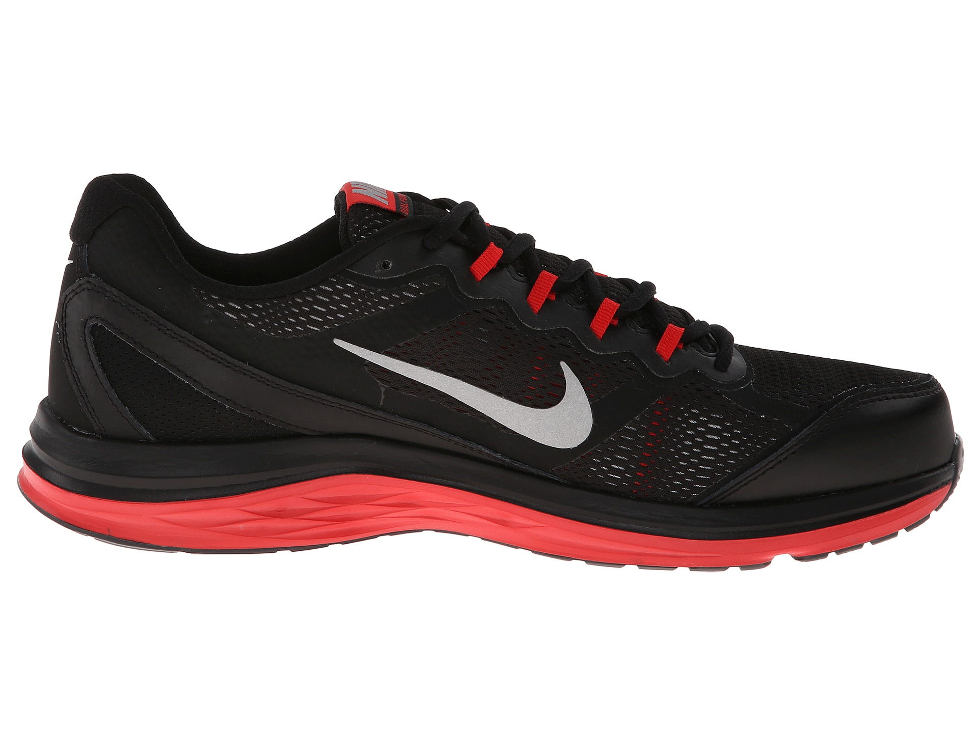 nike dual fusion x2 black running shoes