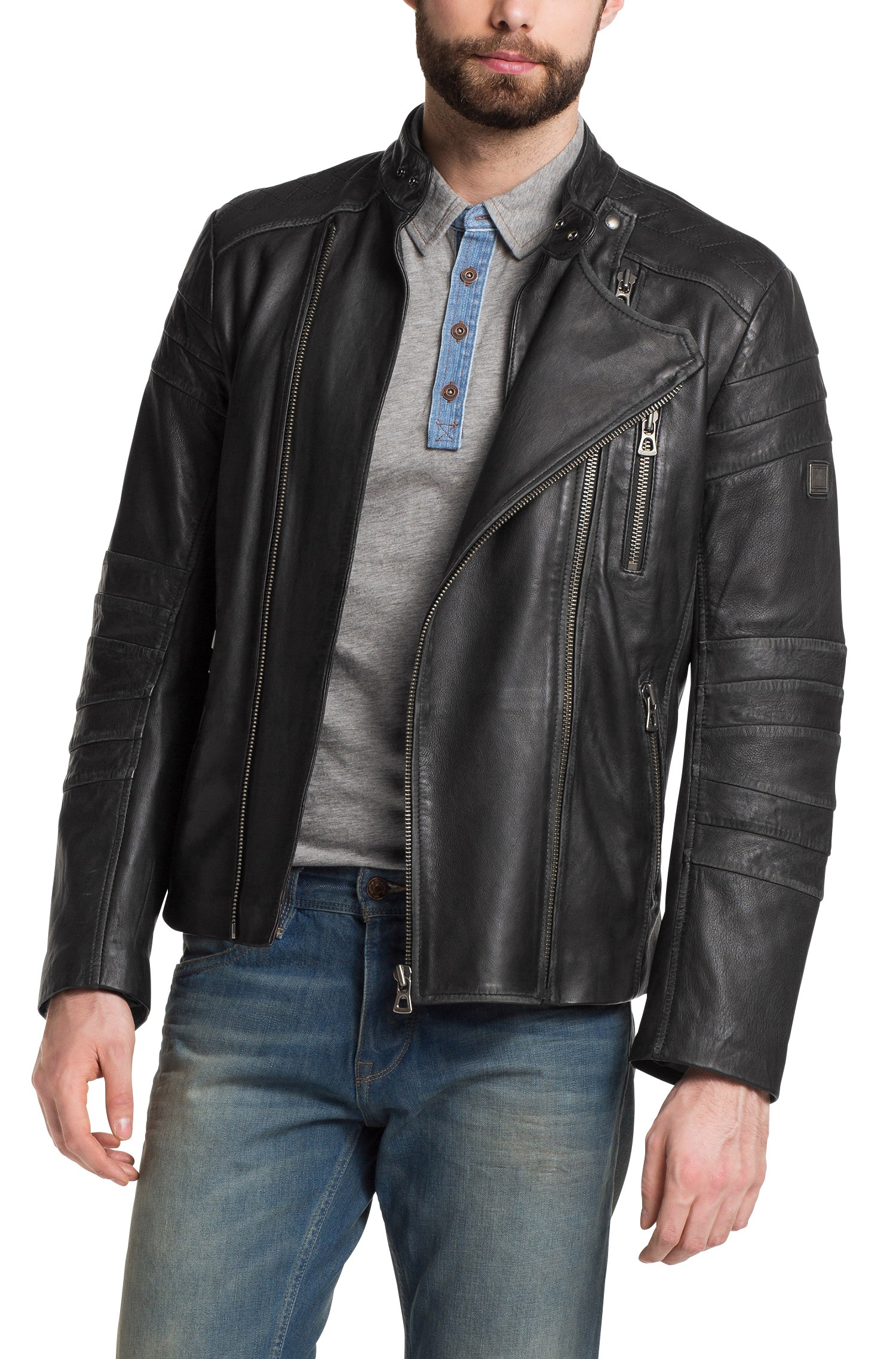 boss biker jacket