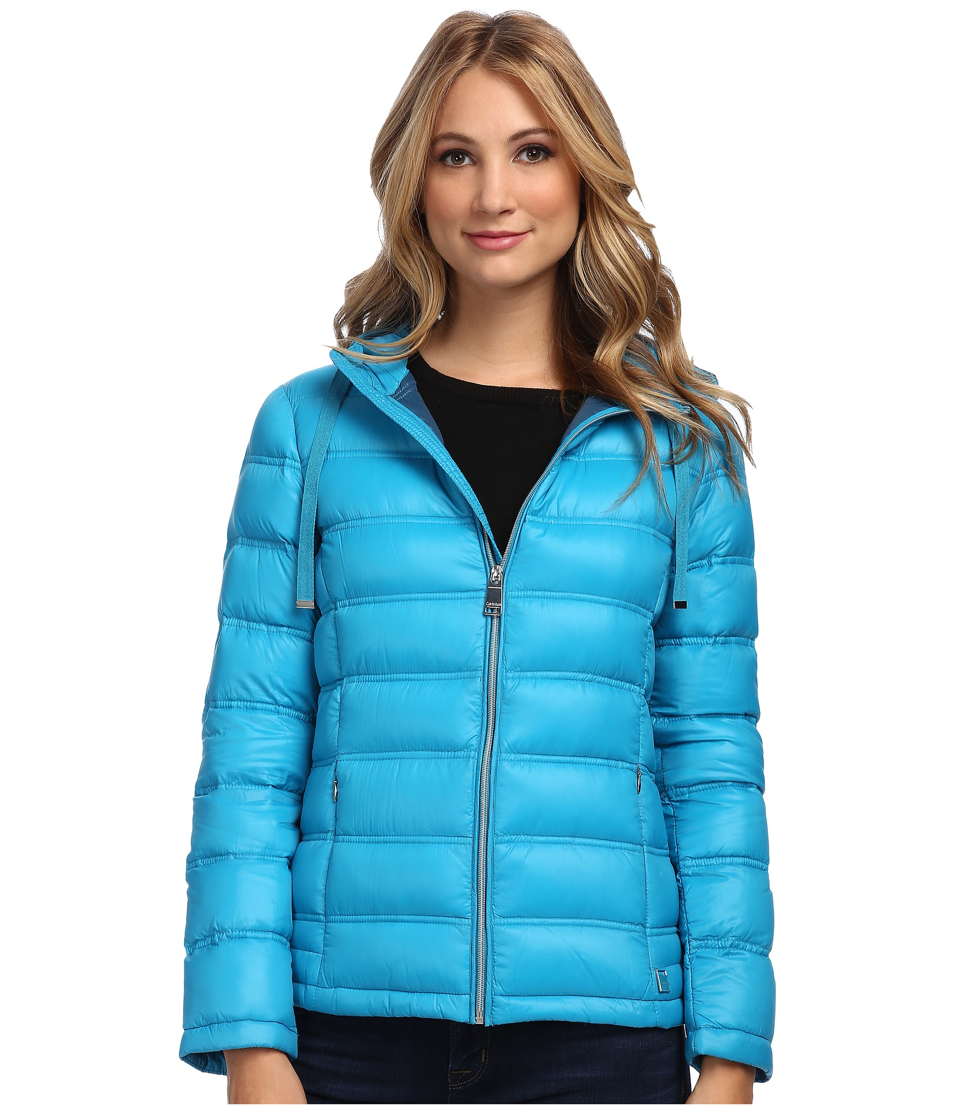 teal down jacket women's