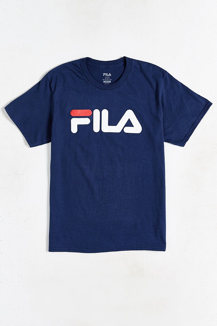 fila blue t shirt