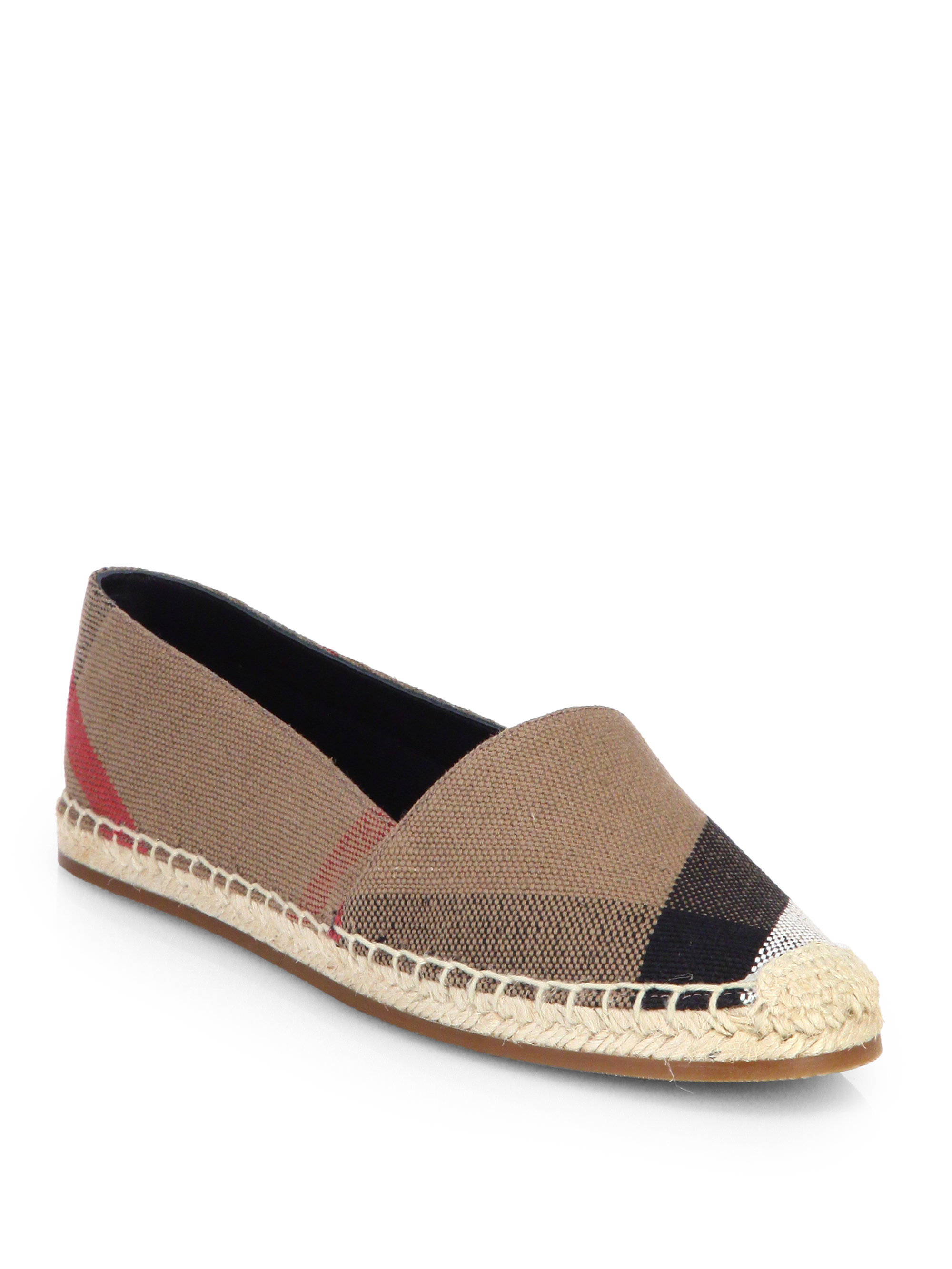 burberry canvas espadrilles