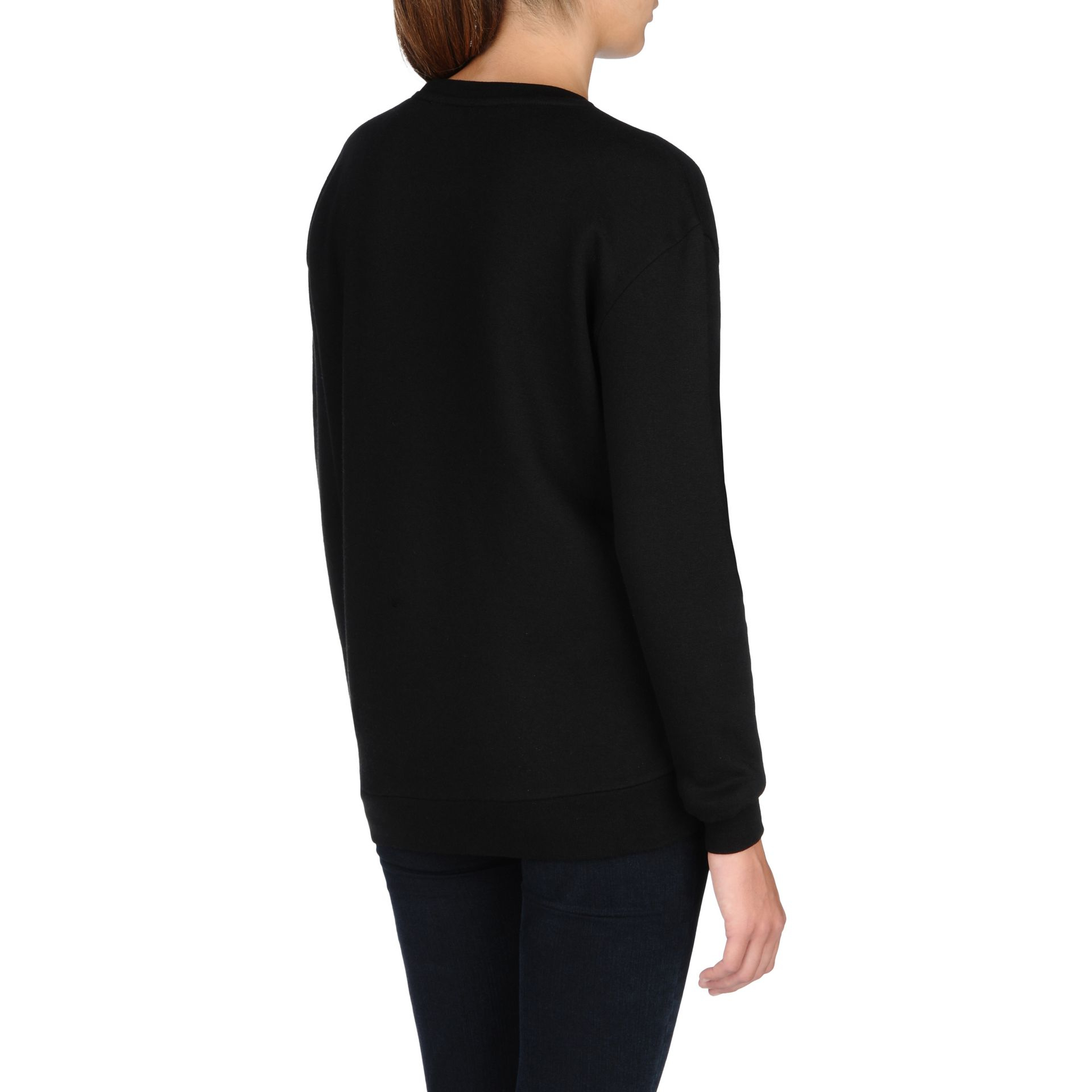 Stella McCartney Black Horse Embroidered Sweatshirt - Lyst