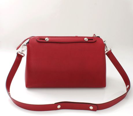 Fendi By The Way Bauletto Grande in Red (CHERRY) | Lyst