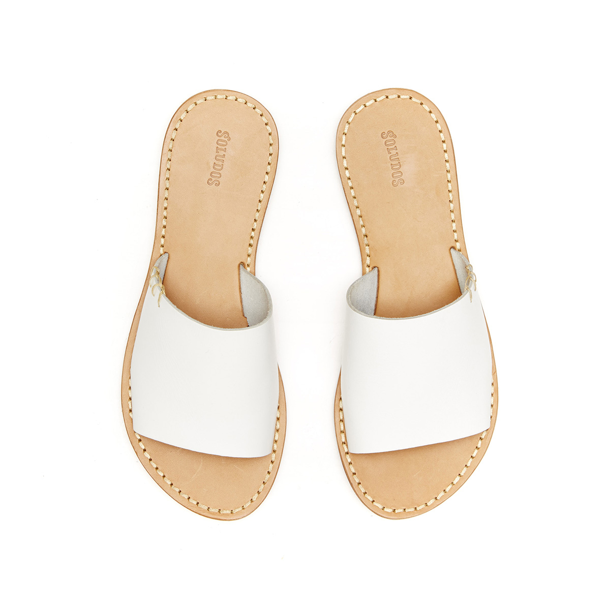 white leather soludos
