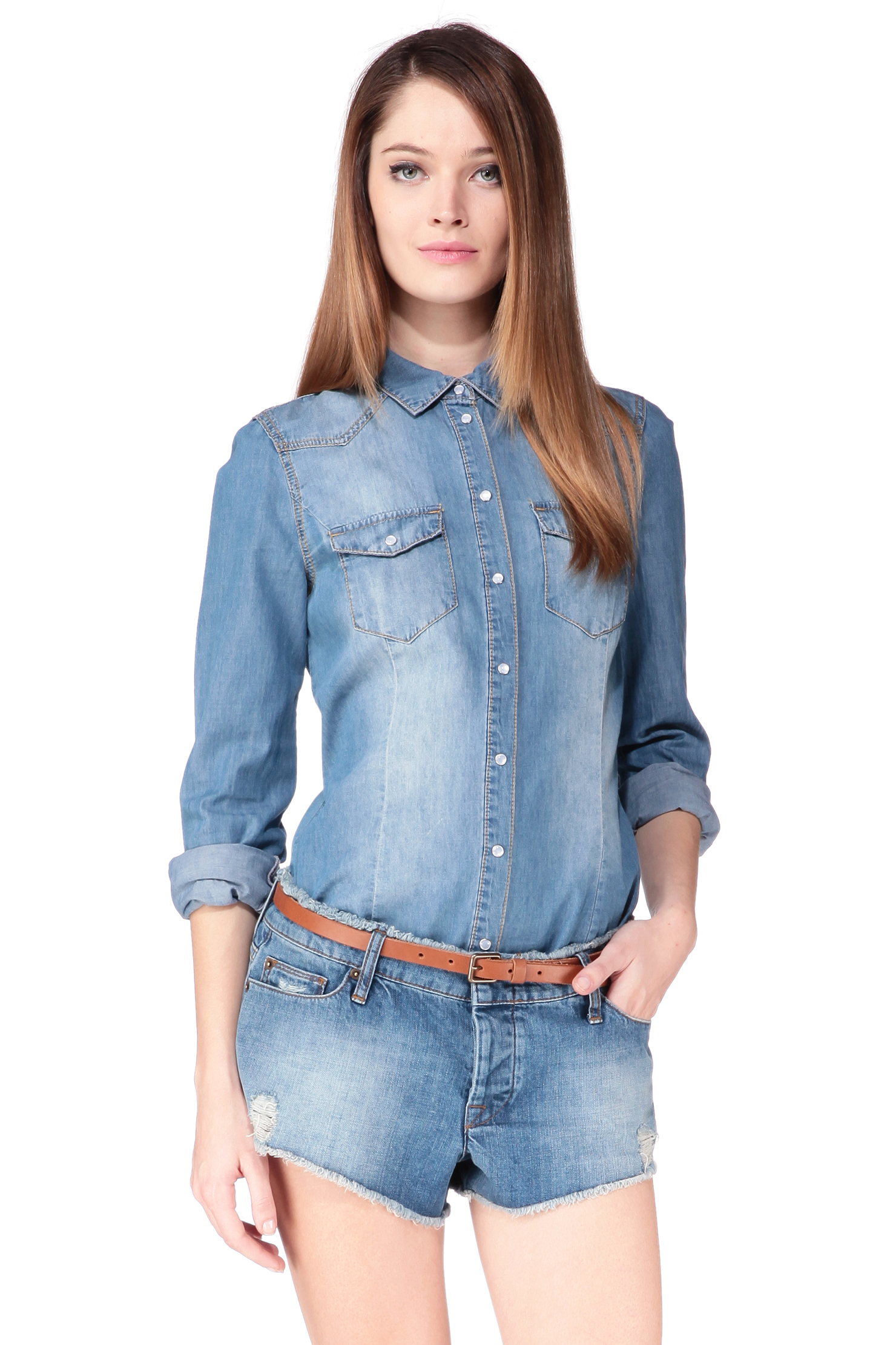 Vero moda Shirt / Blouse in Blue | Lyst