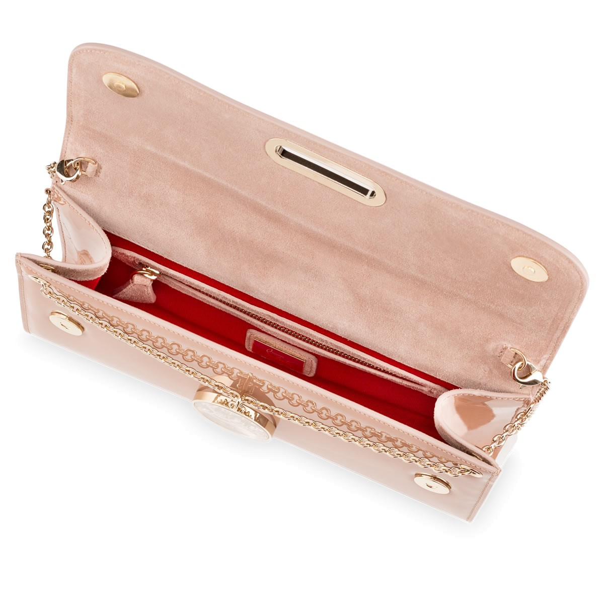 Christian louboutin Riviera Clutch in Beige (nude) | Lyst  