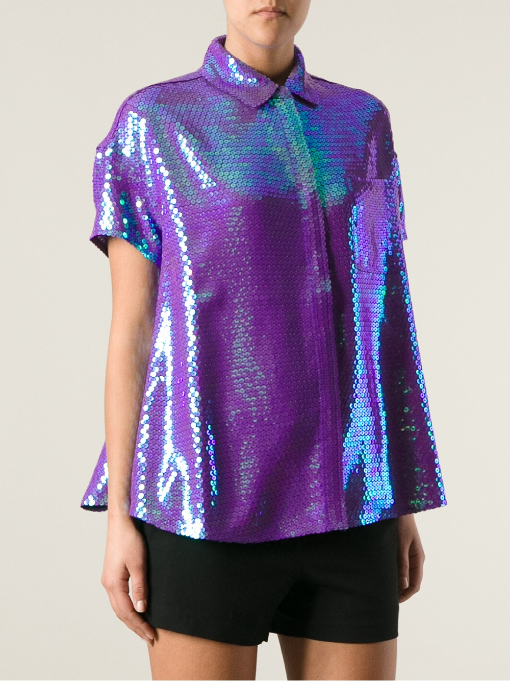 Lyst - Acne Studios Sequin Shirt