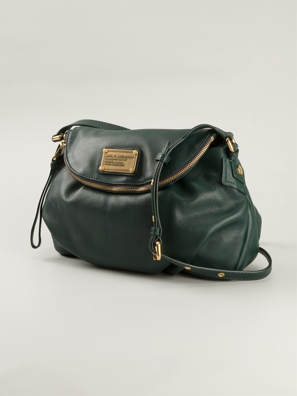 Marc By Marc Jacobs 'Classic Q Natasha' Crossbody Bag in Green | Lyst