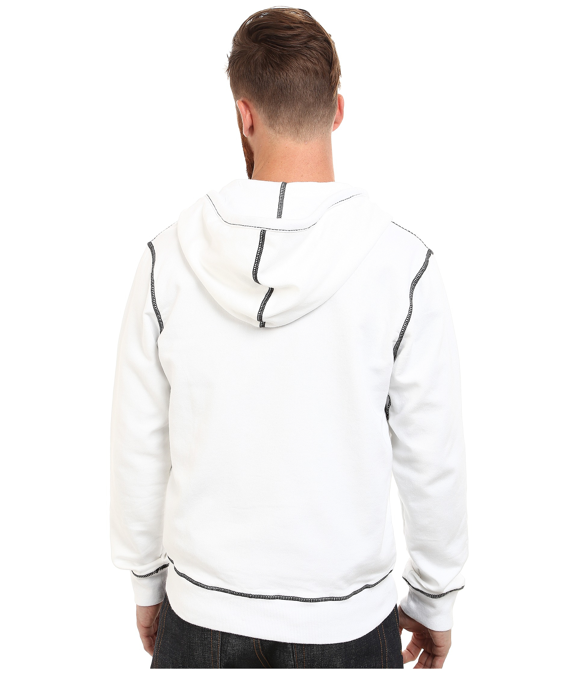 white true religion sweatshirt