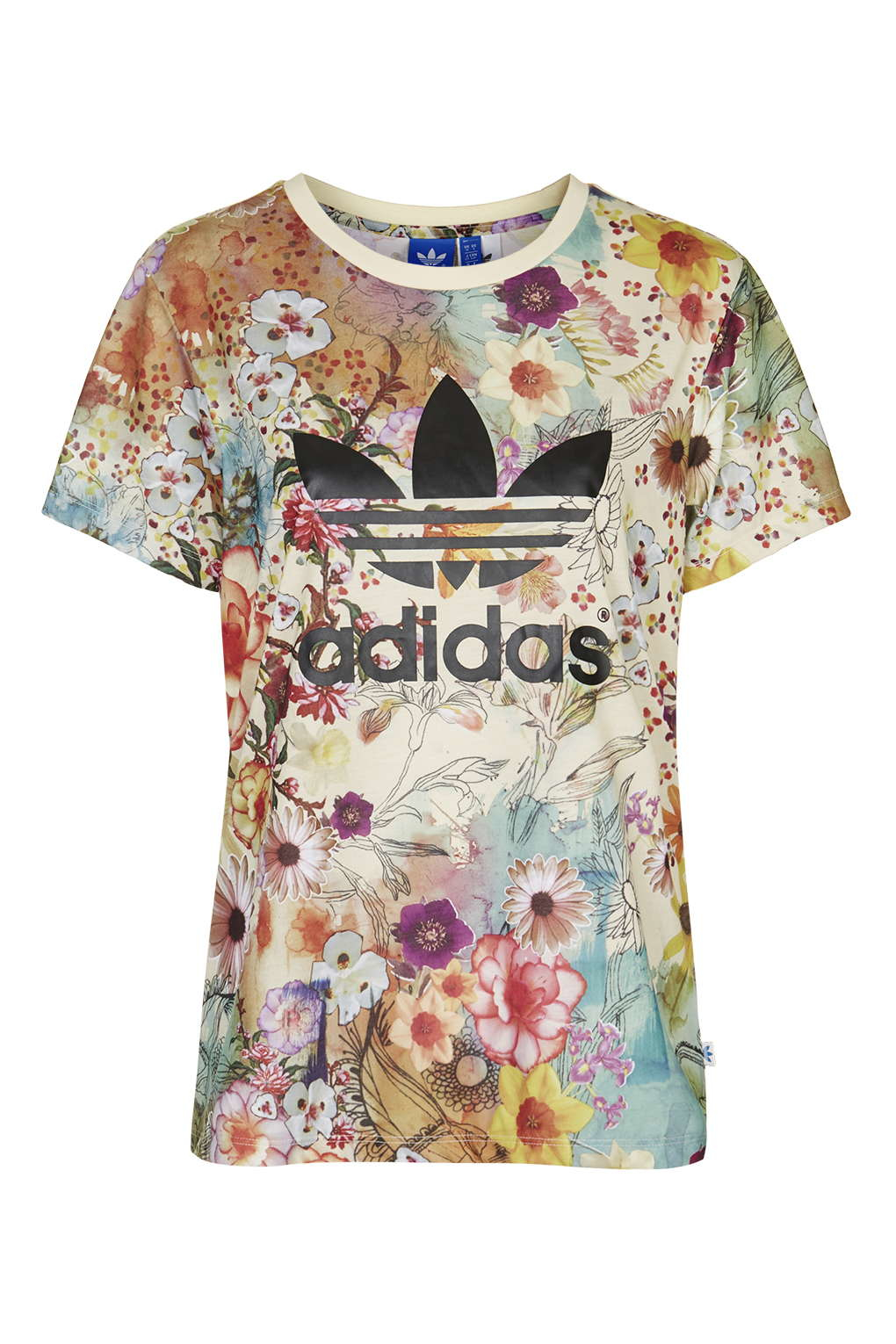 adidas flower tee