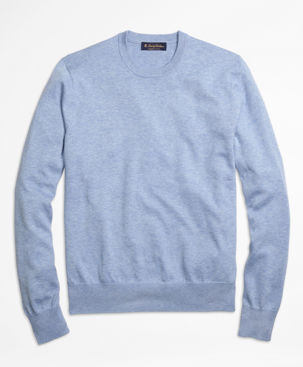 Lyst - Brooks brothers Supima® Cotton Crewneck Sweater in Blue for Men