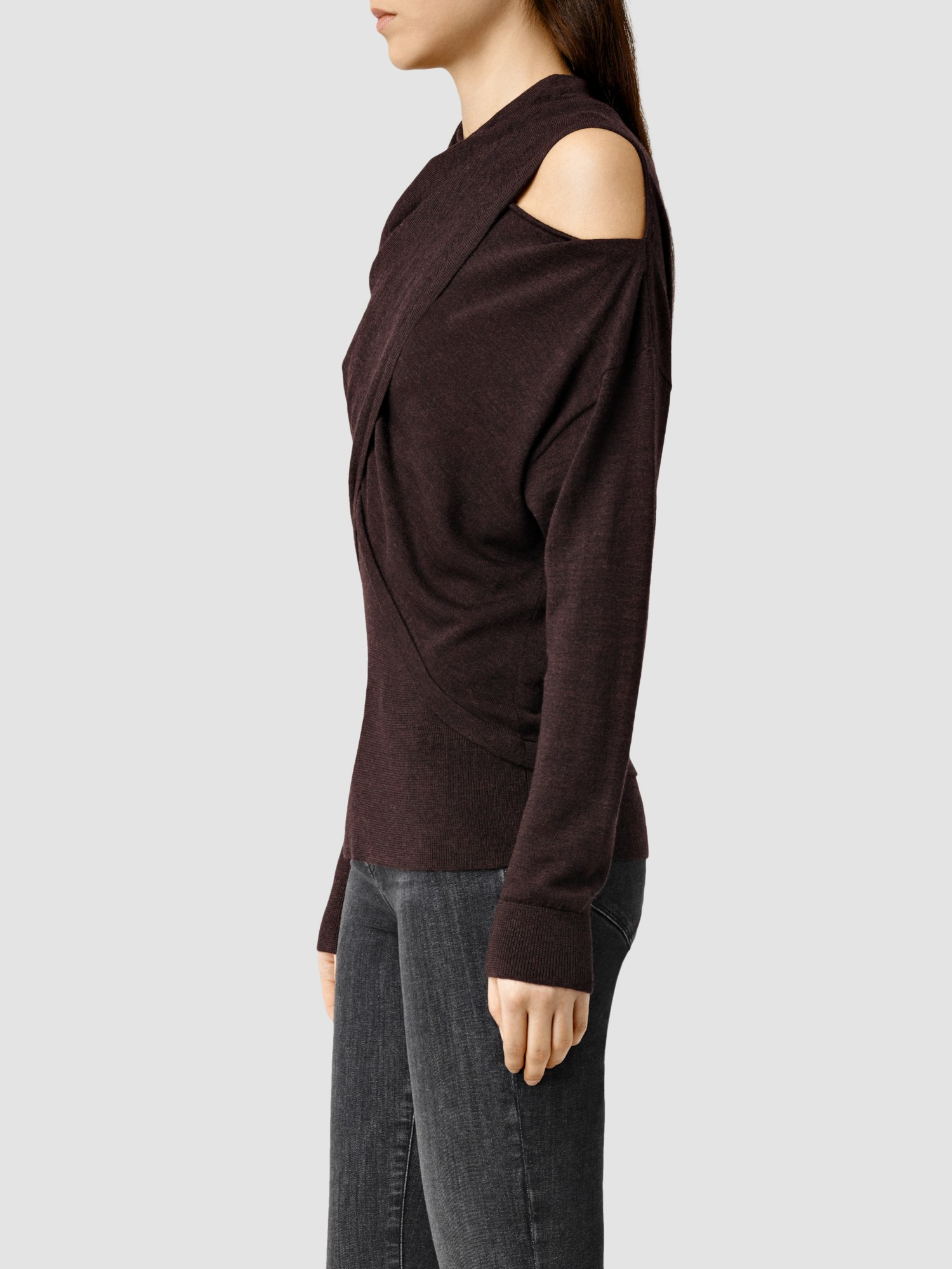 all saints merino wool jumper