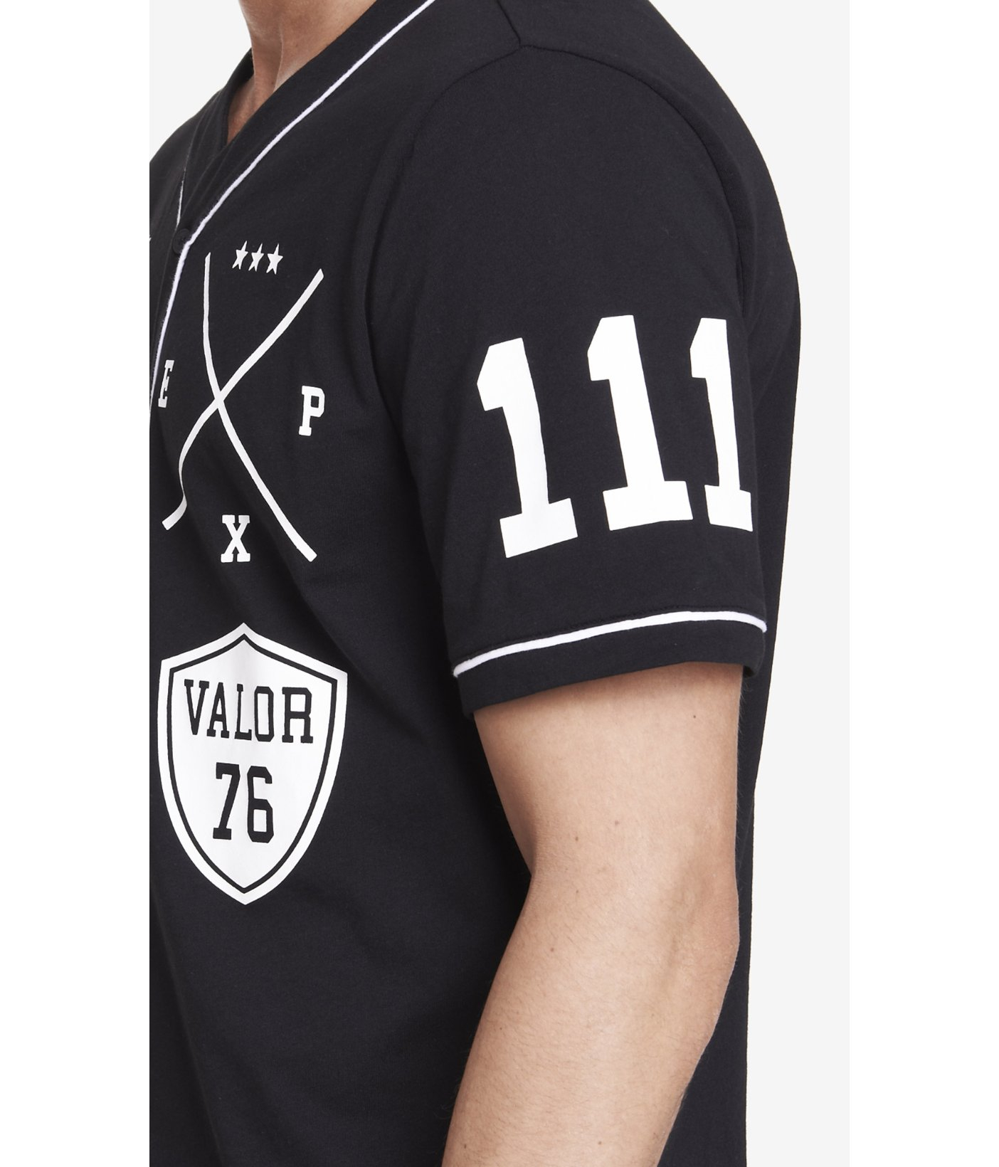 graphic baseball jersey