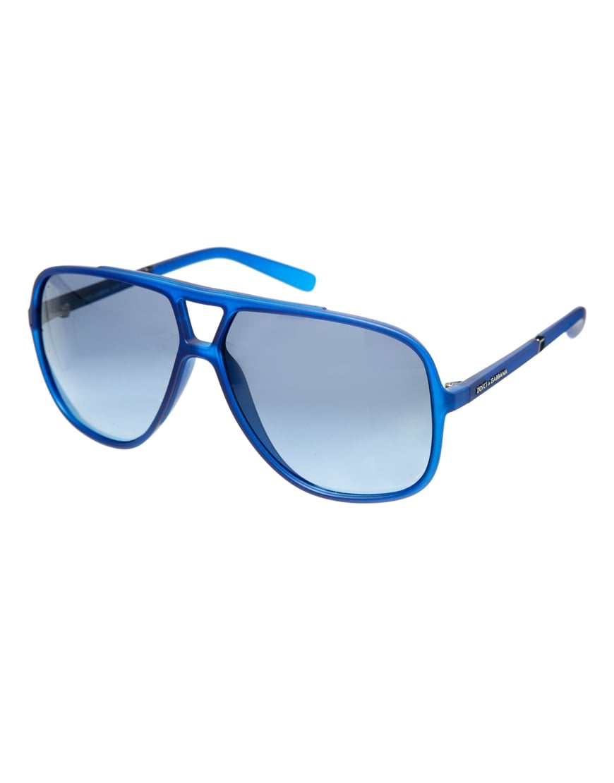 dolce and gabbana blue glasses