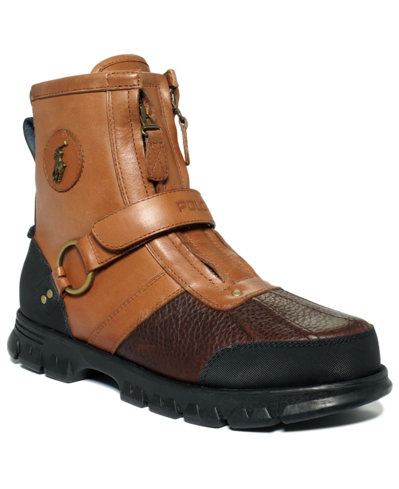  Polo  ralph  lauren  Conquest Iii High Duck Boots  in Brown 