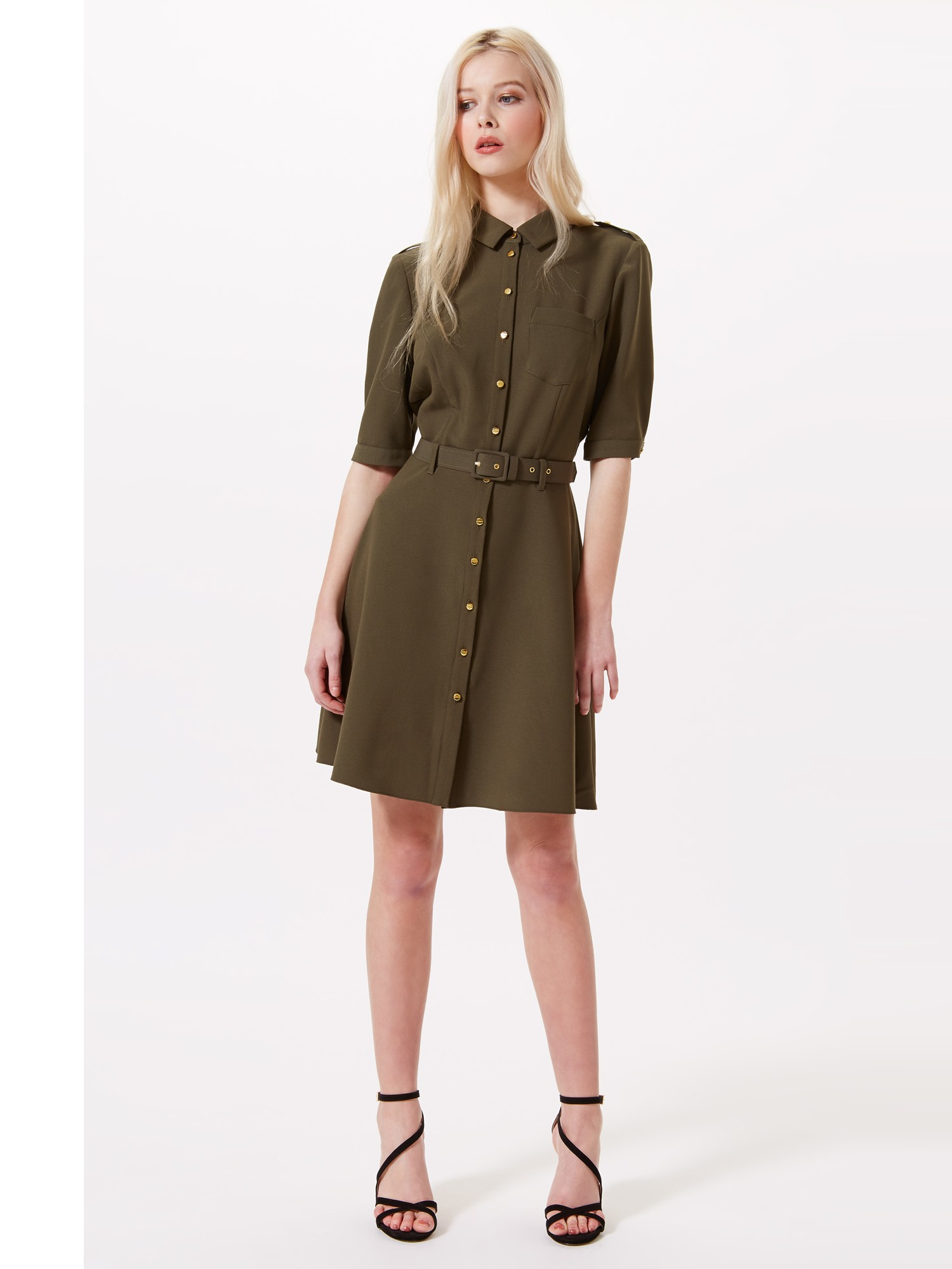 half shirt dress