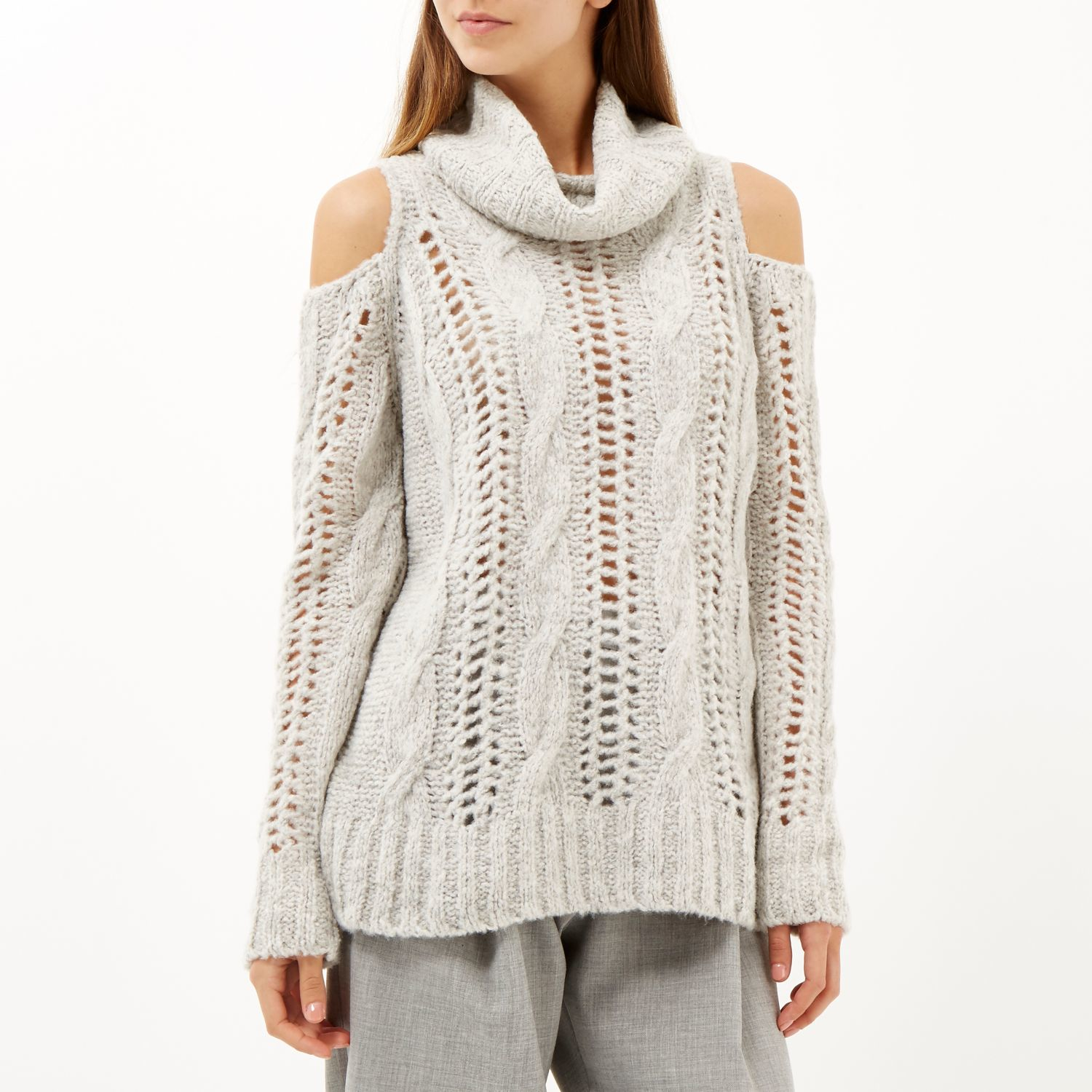 Gray Jumpers From River Island Gray Jumpers From River Island
